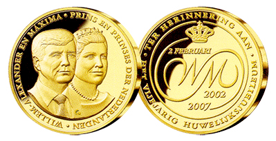 2007 5 jaar huwelijk Prins Willem-Alexander en Prinses Máxima