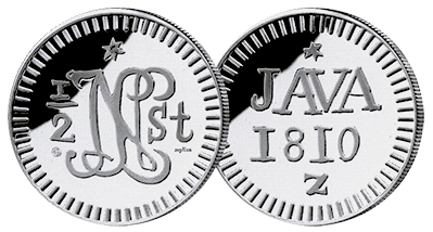 ½ stuiver Lodewijk Napoleon 1810-11